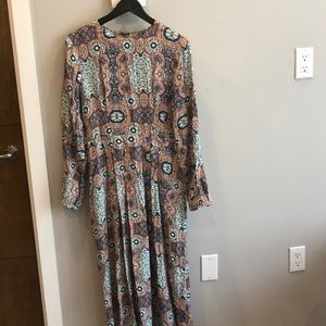Long spring colorful H&M dress